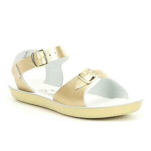 Sun-San Saltwater Surder Sandal Girl's 13 Gold Water Shoe Fisherman Southern